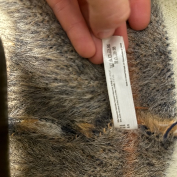 Anthropologie Cream Aztec Open Cardigan/Kimono/Jacket Size Large - Picture 12 of 16